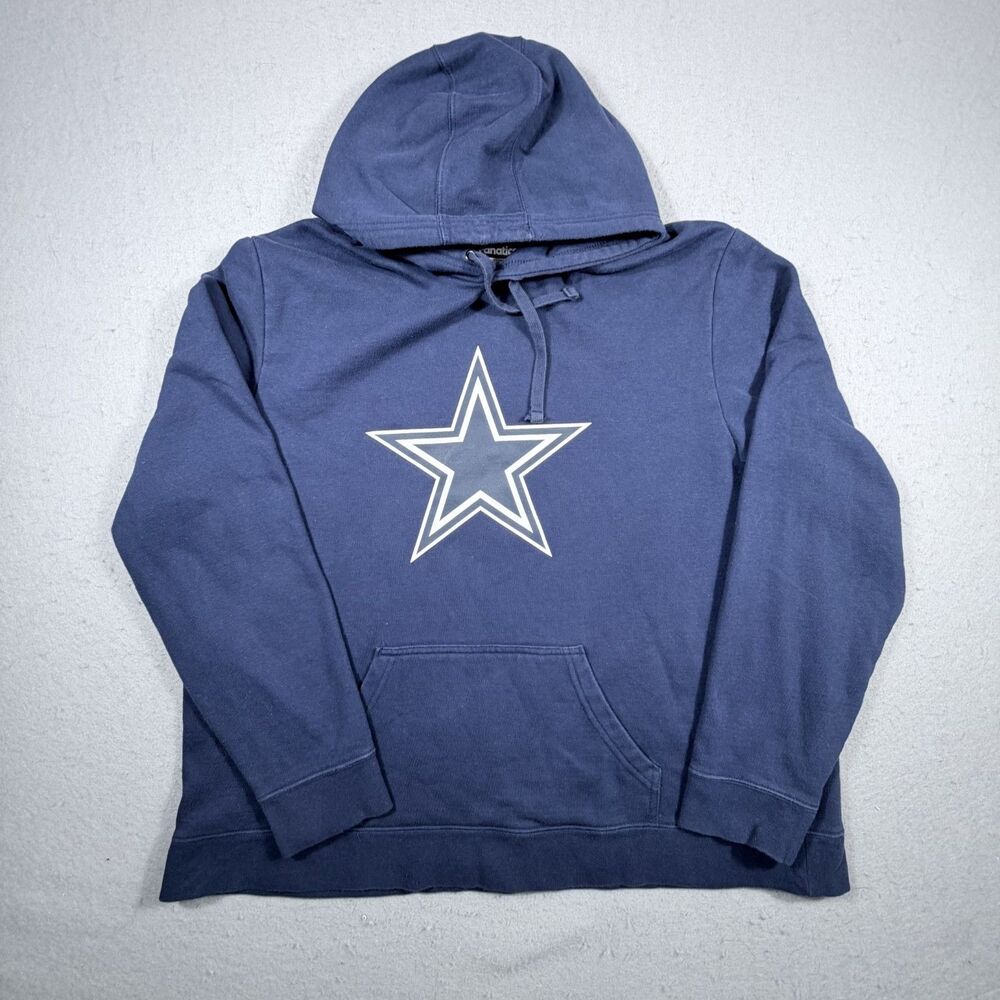 Dallas Cowboys Hooded 2XL Sweatshirt Blue Gray Prescott #4 How Bout NFL Football